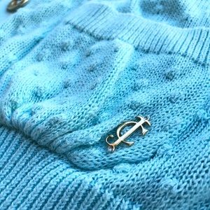 Vintage Light Blue Aqua Juicy Couture Sweater XS